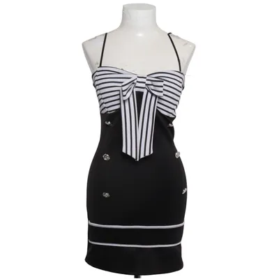Klänning (Svart, Vit) från Blind Date Casual Elastan, Polyester