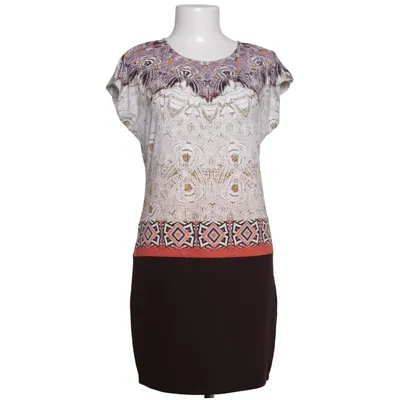Dress (Brown, Multicolored) from Modee Elastane, Viscose
