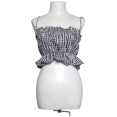 Crop top (Svart, Vit) från Stradivarius Bomull