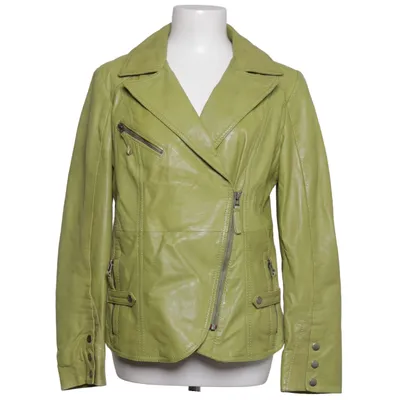 Bikerjacke (Grün) von Mandarin Leder, Polyester