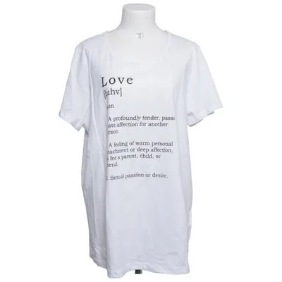 T-shirt (Wit) van Zizzi Katoen