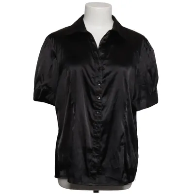 Kortärmad skjorta (Svart) från NowOn Elastan, Polyester