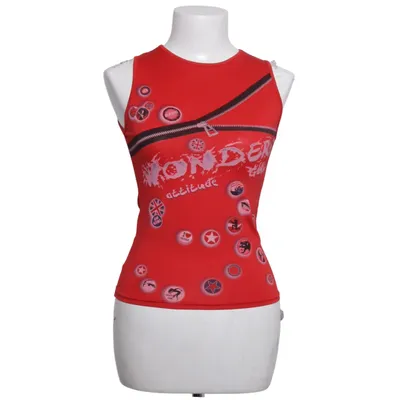 Tank Top (Red, Multicolored) from Just M Elastane, Polyester