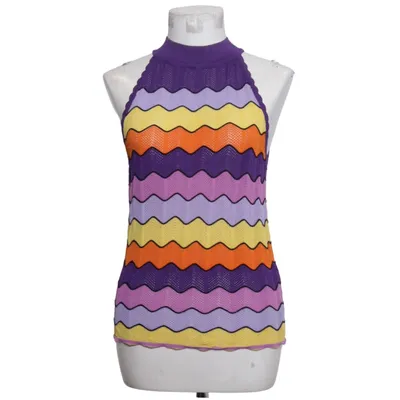 Top (Lilla, Gul, Orange) fra Uterqüe Polyamid, Viscose