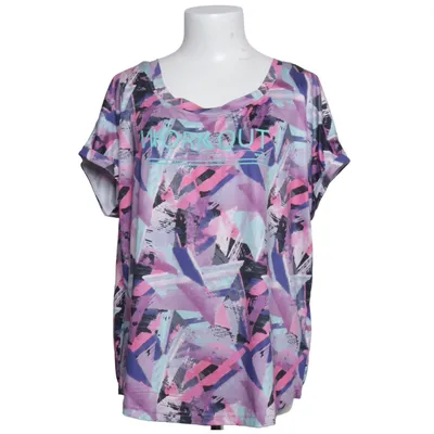 T-shirt (Violet, Rose, Multicolore) de Sports Élasthane, Polyester