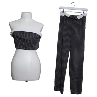 Set (Gray, White) from Shein Elastane, Polyester, Viscose