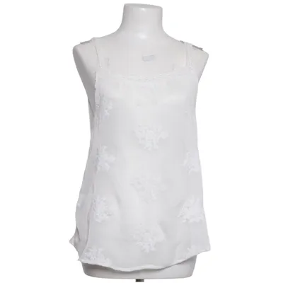 Top (White) from Mango Denim & Tees Cotton, Polyester