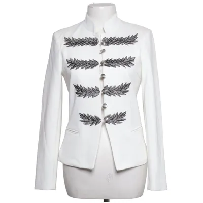 Blazer (White) from Voyelles Polyester