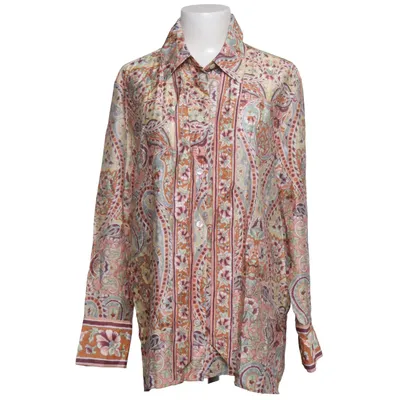 Blouse (Beige, Multicolore) de H&M Polyester, Viscose