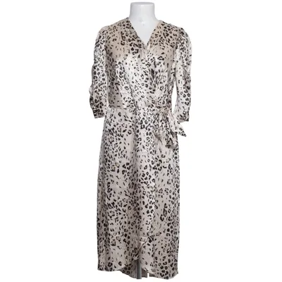 Wikkeljurk (Beige, Zwart) van Closet London Elastaan, Polyester
