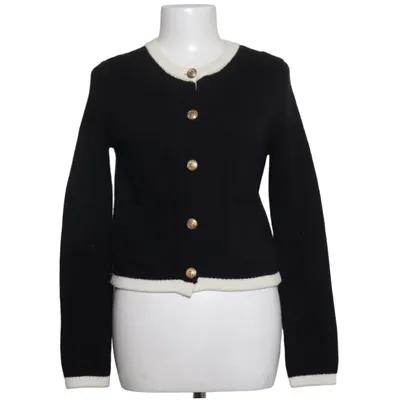 Cardigan (Black, White) from Zara Acrylic, Polyamide, Polyester