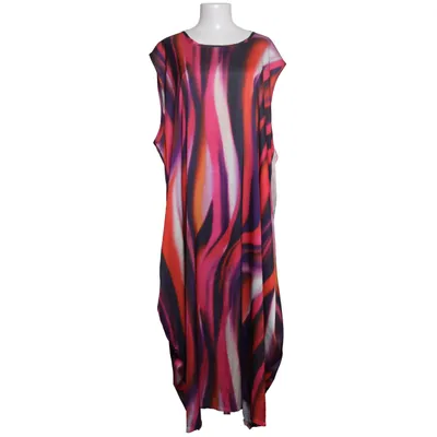 Maxi jurk (Rood, Lila, Meerkleurig) van AKH Fashion Elastaan, Polyester