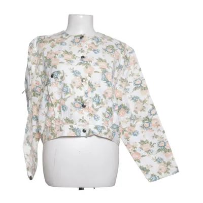 Denim jacket (White, Multicolored) from Retro Jeans Company Cotton