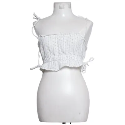 Crop top (Hvid) fra Gina Tricot Bomuld