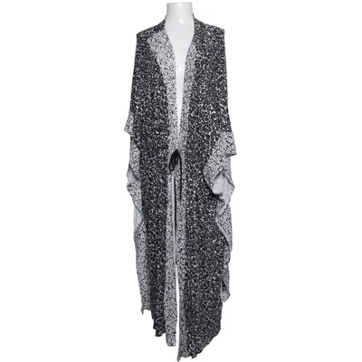 Cardigan (Sort, Hvid) fra Ulla Popken Elastan, Viscose