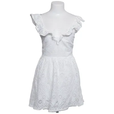 Kjole (Hvid) fra H&M Bomuld, Polyester, Viscose