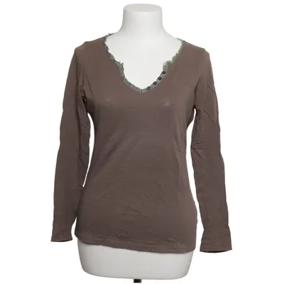 Långärmad t-shirt (Brun) från ESPRIT Collection Bomull, Silke