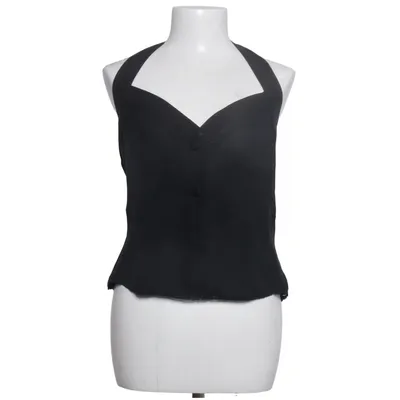 Halter neck top (Black) from Donna Karan Silk