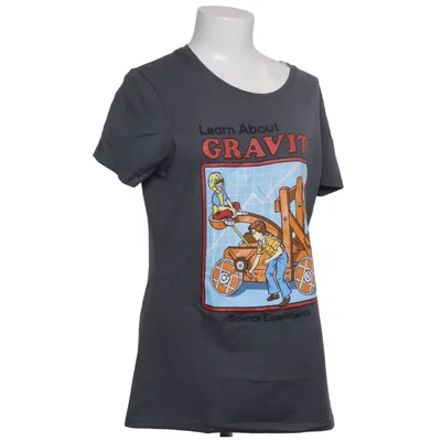 T-shirt (Gray, Multicolored) from Teefury Cotton