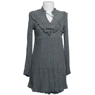 Dress (Green, White) from Hallhuber Donna Metallic fiber, Silk, Viscose