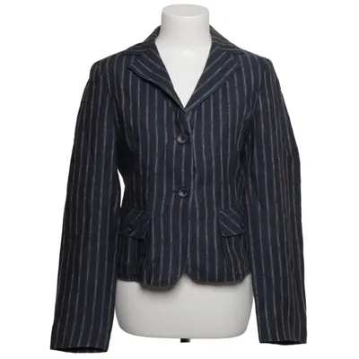 Blazer (Bleu, Beige) de Emozioni Élasthane, Lin