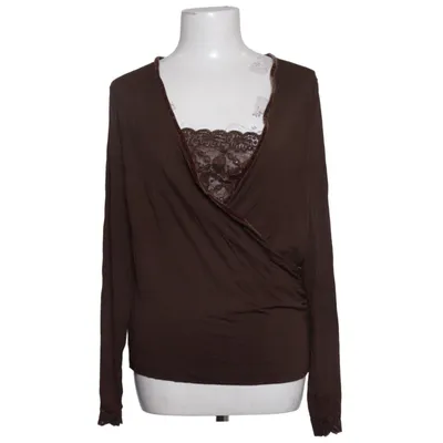 Slå-om bluse (Brun) fra Guitare Elastan, Viscose