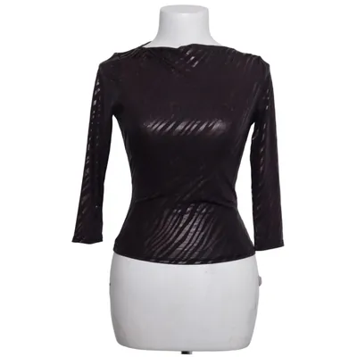 Top (Black, Gold) from Glitzy Elastane, Polyester