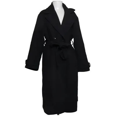 Coat (Black) from Bershka Cotton, Polyester