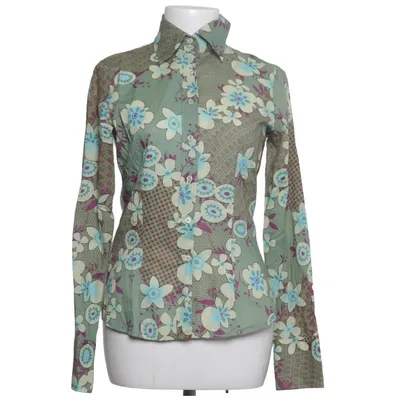 Shirt (Green, Multicolored) from Sisley Cotton