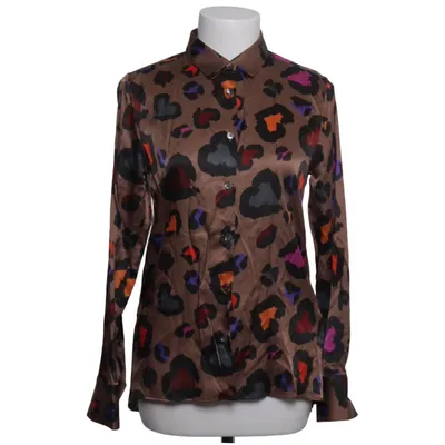 Blouse (Brown, Multicolored) from Robert Friedman Silk