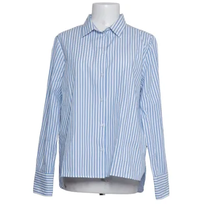 Shirt (Blue, White) from Walbusch Cotton