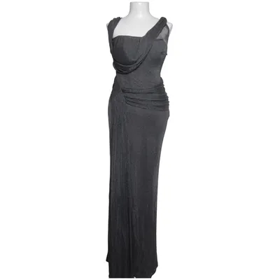 Robe de soirée (Gris) de JLUXLABEL Élasthane, Polyester, Viscose