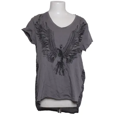T-shirt (Gris) de Broadway NYC Fashion Coton, Polyester
