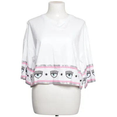 Långärmad t-shirt (Vit, Rosa, Blå) från Chiara Ferragni Bomull