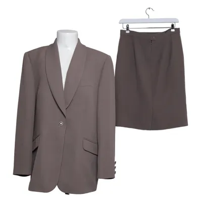 Skirt suit (Brown) from Delmod Acetate, Polyester, Wool