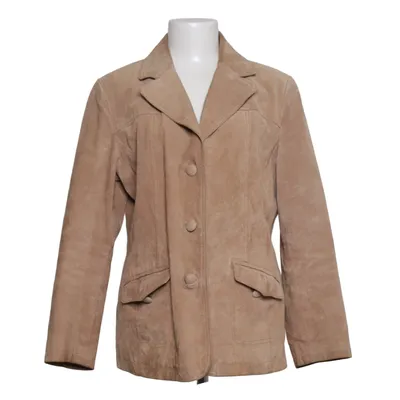 Leather blazer (Beige) from S&G Collection Leather, Polyester