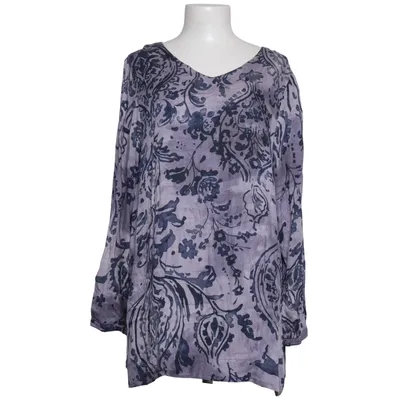 Blouse (Bleu, Violet) de Vetono Viscose