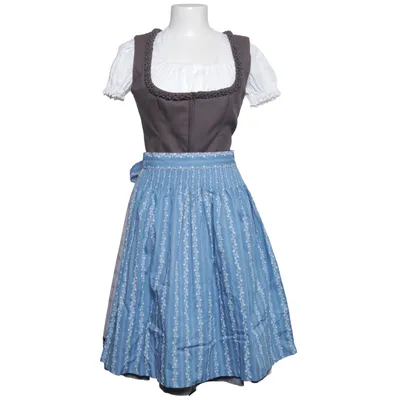 Dirndl (Bleu, Gris, Blanc) de Almsach Coton