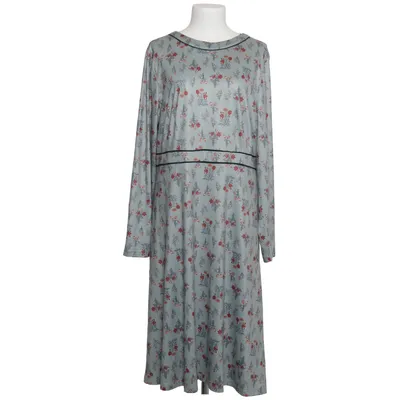 Klänning (Blå, Flerfärgad) från Allegra K Elastan, Polyester