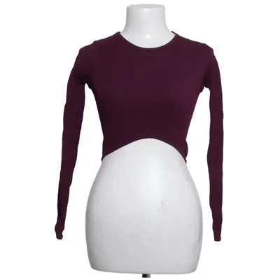 Crop top (Lila) van Zara Elastaan, Polyamide