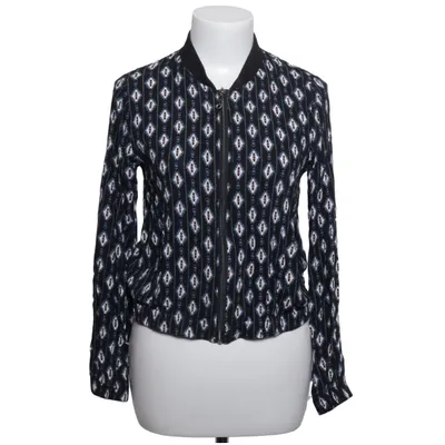 Bomber jacket (Black, Multicolored) from Holly Bracken Elastane, Polyester, Viscose
