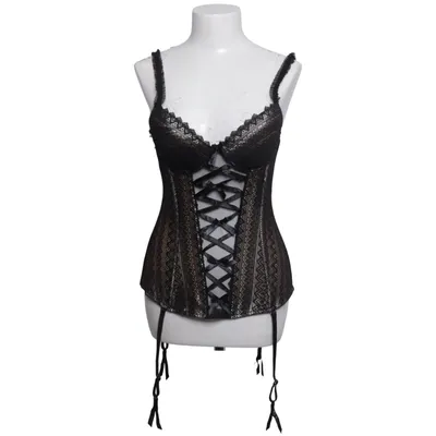 Corset (Black) from Sexkiss Elastane, Polyamide