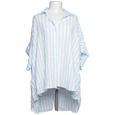 Short sleeve shirt (Blue, White) from Zeta Otto