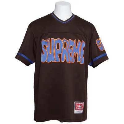 T-shirt (Bruin, Blauw, Oranje) van Supreme Polyester