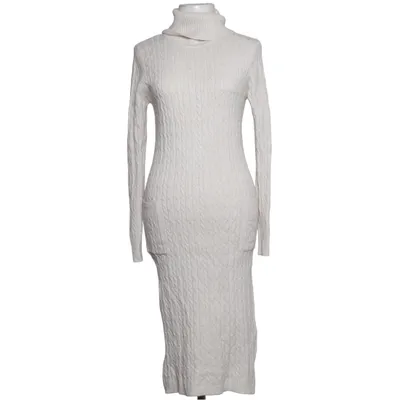 Turtleneck dress (White) from Melody Nylon, Viscose