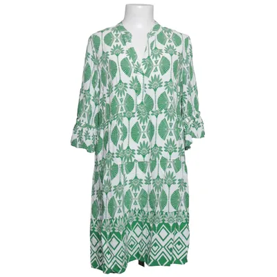 Jurk (Groen, Wit) van Mlle Gabrielle Viscose