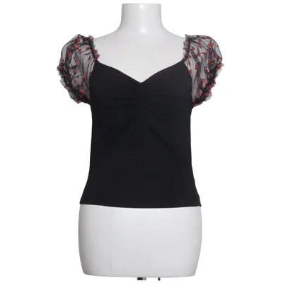 Top (Sort, Rød) fra Hell Bunny Bomuld, Elastan, Nylon