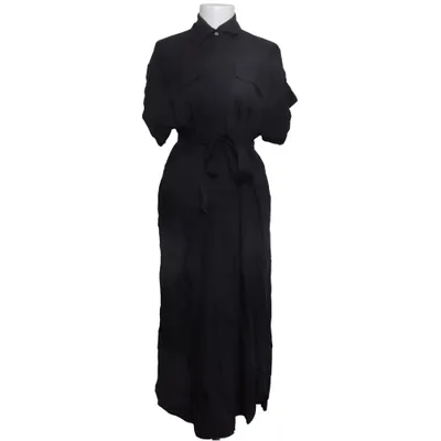 Shirt dress (Black) from Massimo Dutti Viscose