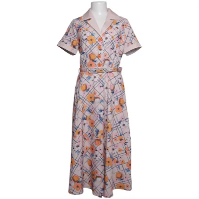 Shirt dress (Beige, Multicolored) from Voodoo Vixen Elastane, Polyester