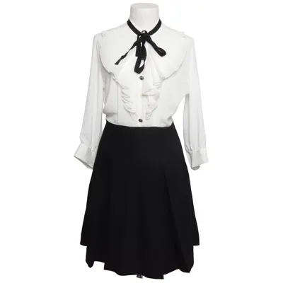 Jurk (Zwart, Wit) van The Kooples Polyester